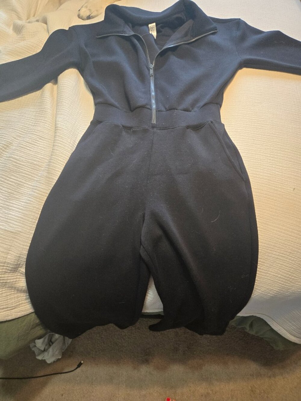 Air essentials long sleeve jumpsuit from spanx